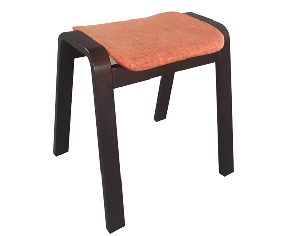 Ghế gỗ nệm fabric Vecteur orange (hết hàng)