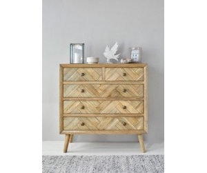 Parquet chest of drawers